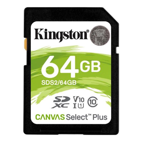  Зображення Карта пам'яті Kingston SD  64GB  C10 UHS-I R100MB/s 